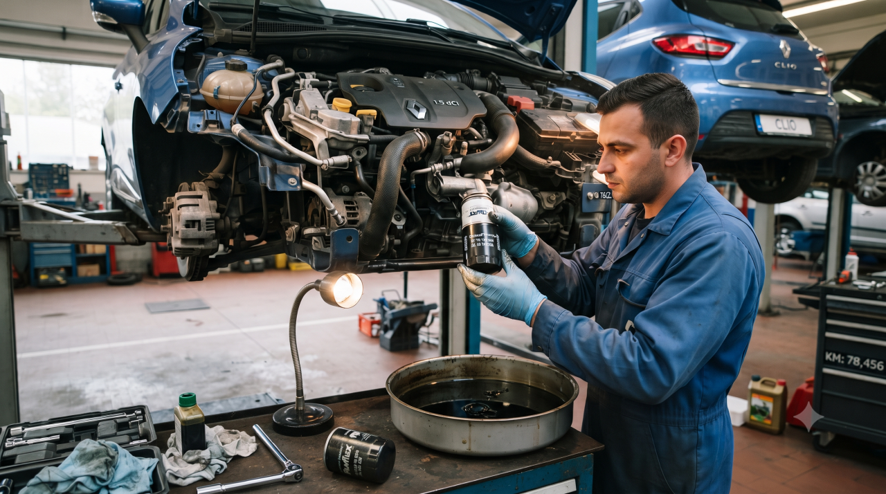 Renault Clio 4 Yağ Filtresi Ne Zaman Değişir? 