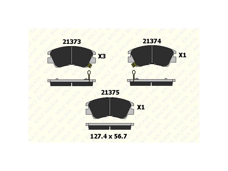Fren Balatasi Ön L200 Ii L300 Colt Delica Pajero Montero Valley 86 - 90