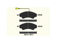 Fren Balatasi Ön (fisli) Ducato Boxer Jumper