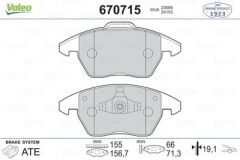 Fren Balatasi Ön P307 03> P207 1.6 07> P308 07> P3008 09> C4 04>