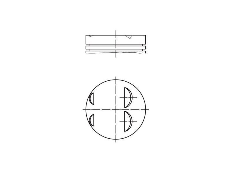 Piston Segman (79.50MM Std ) Megane Ii - Clio - Ii - Clio Iii - Modus - Scenic Ii (K4J) 1.4