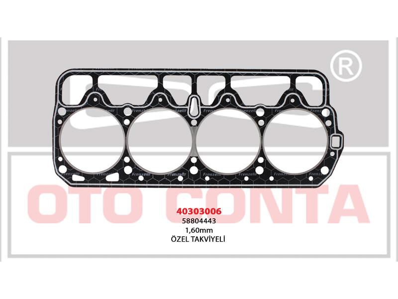 Silindir Kapak Conta Lpgli Ozel Takviyeli 1600 M131 Dks