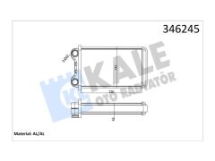Kalorifer A4 1.6 - 1.8 (00 - 05) Benz Cls Serisi (08 - 11) Exeo Al Brz