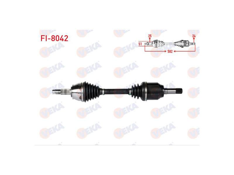 Aks Komple Sol Fiorino 1.3 Mtj EURO 5 Bipper Nemo