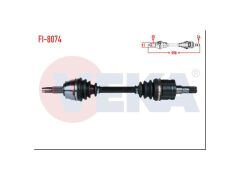 Komple Aks Sol Ön Fiorino (225) 1.3 Mjt A - T Uzunluk 590 Mm 2008 - 2013