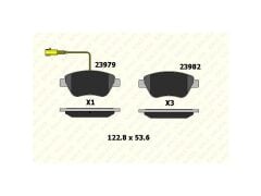 Fren Balatasi Ön Albea - Palio - Stilo - Siena Doblo 1.3 1.9 Idea Corsa 1.3 07 => Tek Fisli