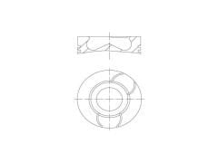 Piston Segman Std Megane Ii 1.5 K9K 105 Bg 76 Mm