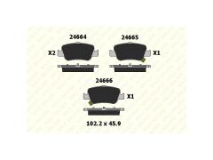 Fren Balatasi Arka Auris 2007 - Corolla 2004 - D4D Ikaz Kablolu