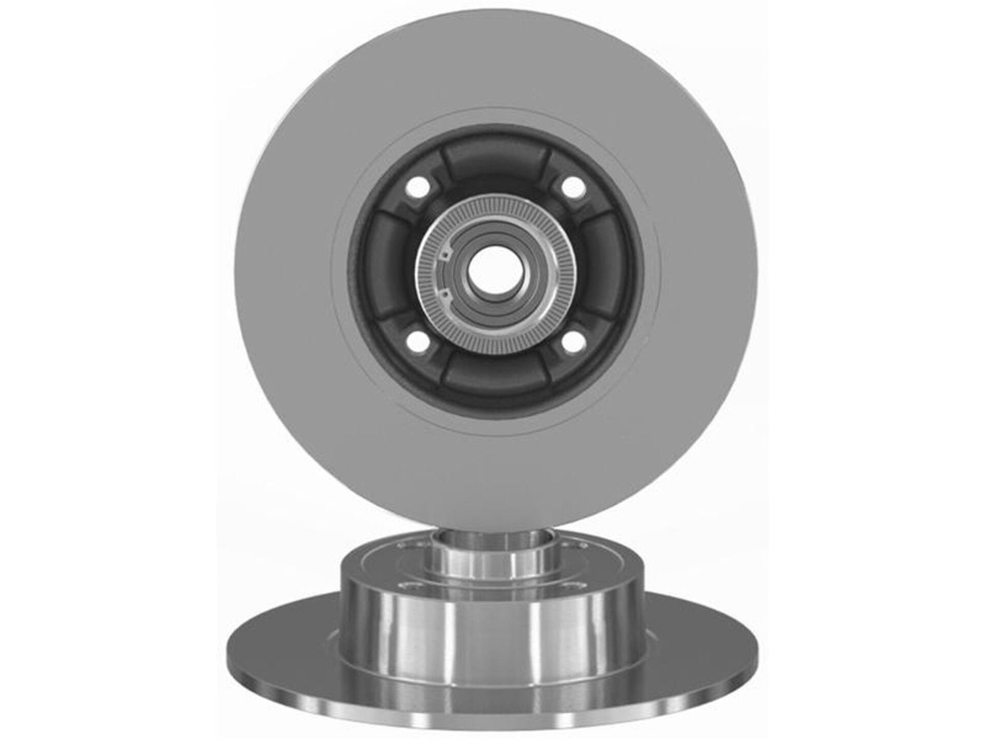 Fren Diski Arka Deliksiz Megane Ii 02 => Modus 04 => Clio Iii 05 => Rulmanli