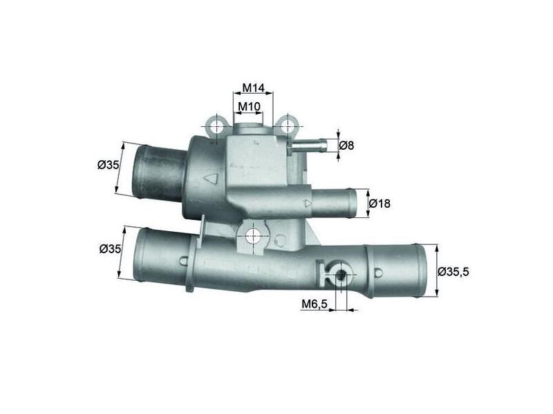 Termostat (komple) Palio Albea Bravo Brava Marea 96 => 1.6 16V (88C)
