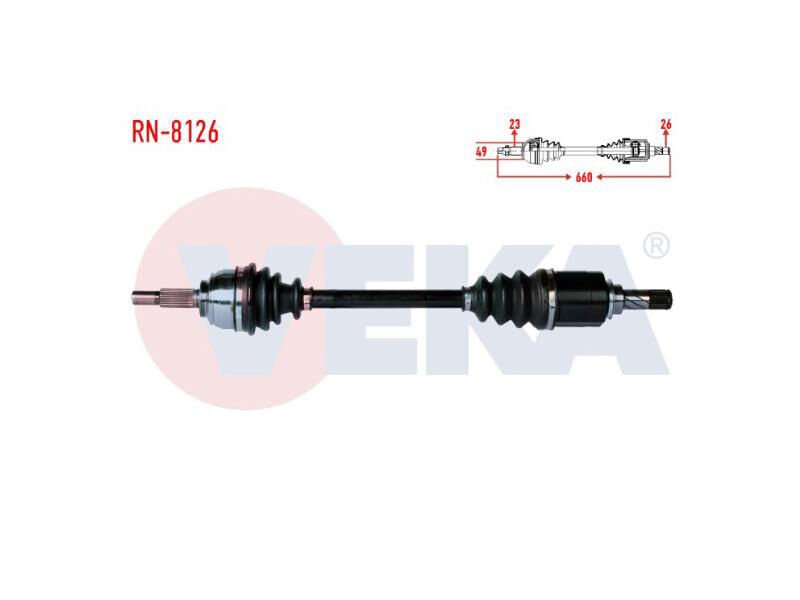 Aks Komple Sol Ön Dacia Sandero Stepway 1.5