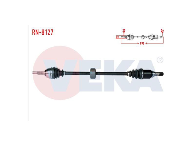 Aks Komple Sağ Ön Dacia Sandero Stepway 1.5