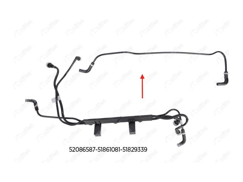 Yakit Borusu Braket Haric EURO 5 Doblo 1.3 D Multi