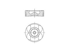 Piston Segman (89.00MM Std ) Master 2.5 DCI 120 Movano 2.5 Cdti