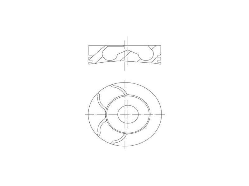 Piston Segman (76.50 Mm 0.50 0.20 Kisa ) Clio Kango 1.5 Dizel K9K 26 Pim Y.m.