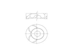 Piston Segman (76.50 Mm 0.50 0.20 Kisa ) Clio Kango 1.5 Dizel K9K 26 Pim Y.m.