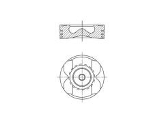 Piston Segman (89.00MM 0.50 ) Master 2.5 DCI 120 Movano 2.5 Cdti