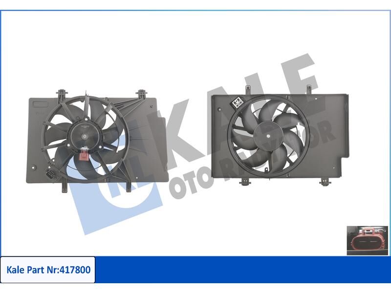 Fan Motoru Davlumbazli Fiesta Vi 1.4 1.5 1.6 Ti/tdci B Max Klimali