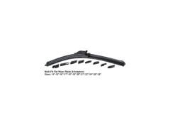 Muz Tipi U Kancali Silecek Supurgesi Universal 8 Adaptorlu 18 450MM