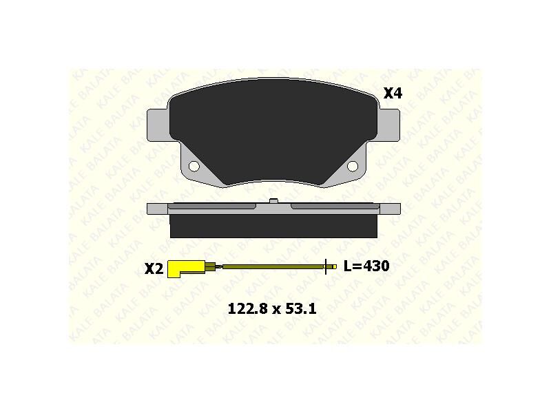 Fren Balatasi Arka (cift Fisli) Transit