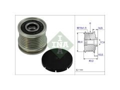 Alternatör Kasnağı (rulmanli)golf Iii Passat Crafter 1.9 2.0 TDI (1Y - Aaz - Afn - Ckt