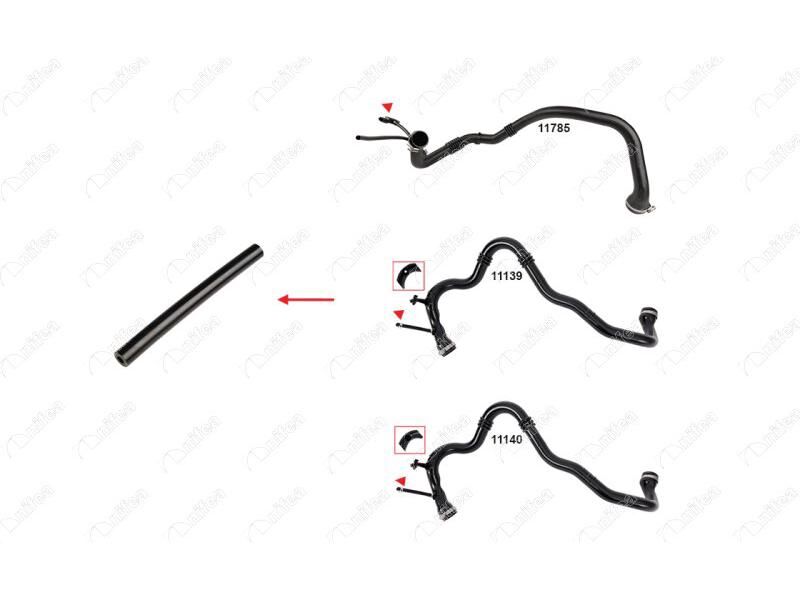 Turbo Borusu Hortumu 5MM X 11MM = 12CM Duster Loga