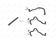 Turbo Borusu Hortumu 5MM X 11MM = 12CM Duster Loga