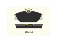 Fren Balatasi Ön 1.6 16V Megane 1998 2002