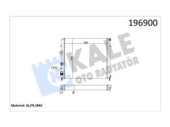 Radyator Kangoo 1.5DCI 1.9D 97+ Al/pl/brz