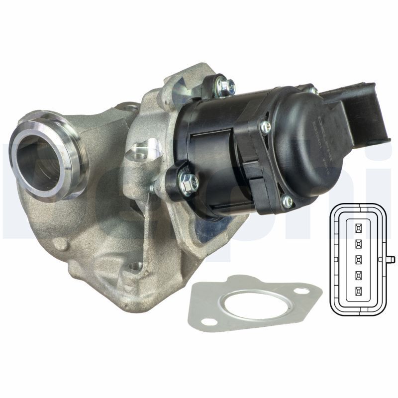 Egr Valfi P1007 P206 P207 P307 Expert Partner 1.6 HDI Fiesta 02> C3 C4 C5 Berlingo Focus C Max S40 V