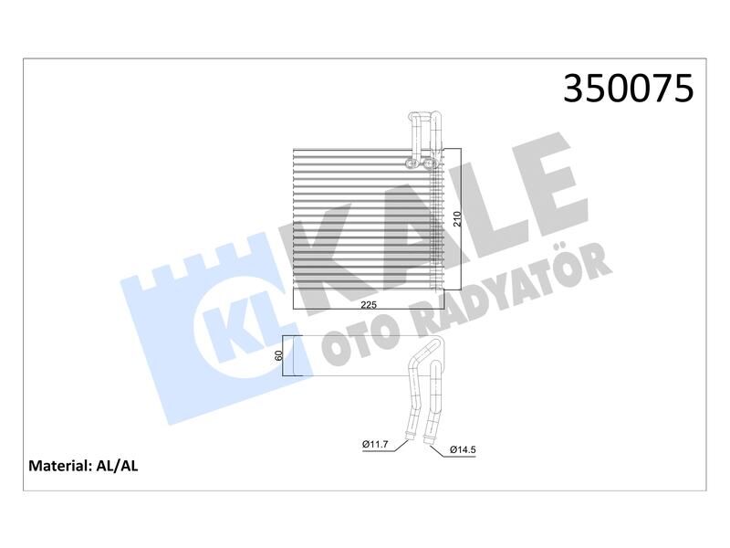 Evaporator Logan Duster Sandero - Modus Duster Sandero - Micra