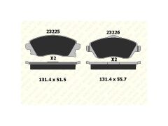 Fren Balatasi Ön Corsa C Combo 00 => Meriva A => 03 Tigra B 04 =>