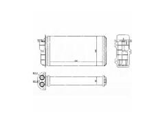 Kalorifer Radyatoru Bravo Brava Marea 95 - 02 (250X140X32)