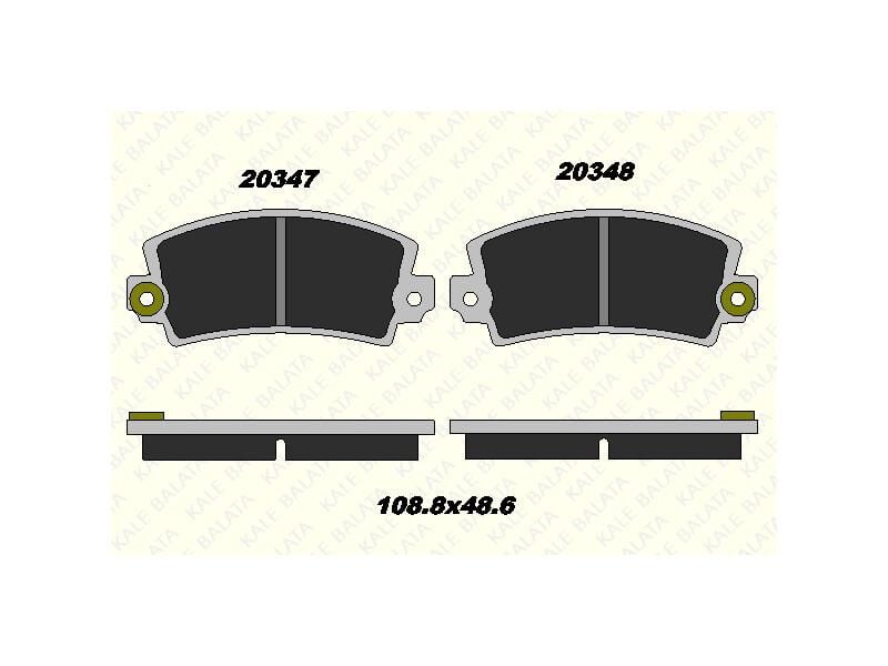 Fren Balatasi Ön R12