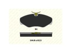 Fren Balatasi Ön Trafic 3.01 => 06 => Vivaro 8.01 => 06 => Primastar 01 => 06 =>