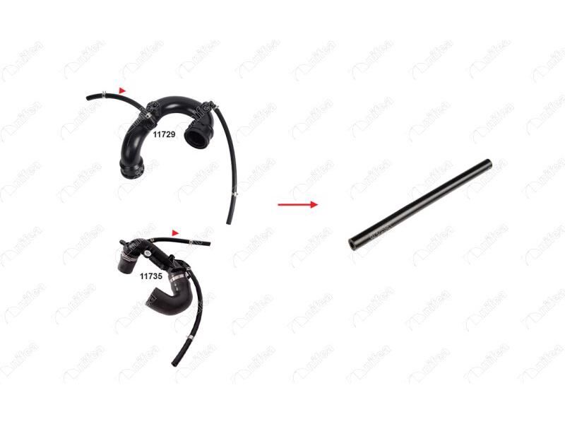 Turbo Borusu Hortumu 5MM X 11MM =15CM Clio Ii - Iii