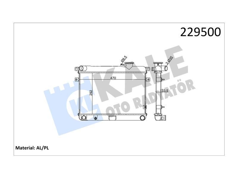 Radyator M131 Dks Em Ym 2 Sira Al+pl