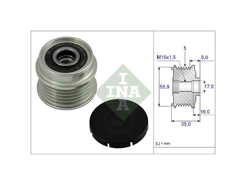 Alternatör Kasnağı (rulmanli) Passat A4 1.9 TDI (afn - Avg - 1Z)