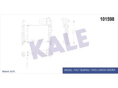 Radyator Tipo 1.6 S Sx Slx (88 91) (mt) (nac) 2 Sira Al+pl