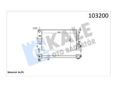 Radyator Escort Cl 1.4 1.6 (90+) 2 Sira Al+pl