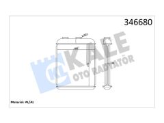 Kalori̇fer Radyatörü Brazi̇ng Astra F - Astra G - Astra H Yüzüklü