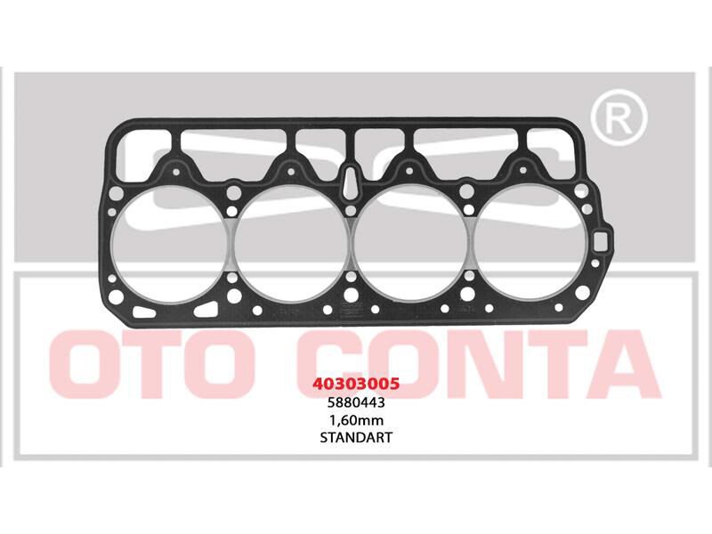 Silindir Kapak Conta Silikonlu 1.60MM 1600 M131 Doğan - Kartal - Şahin
