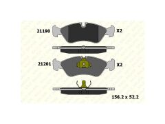 Fren Balatasi Ön Astra F 92 - 98 Vectra A 89 - 95 Vectra B 96 - 02