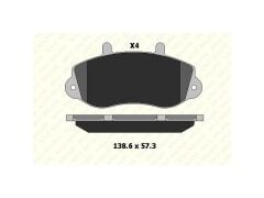 Fren Balatasi Ön 2.5D 2.8TDI Master 1998 >