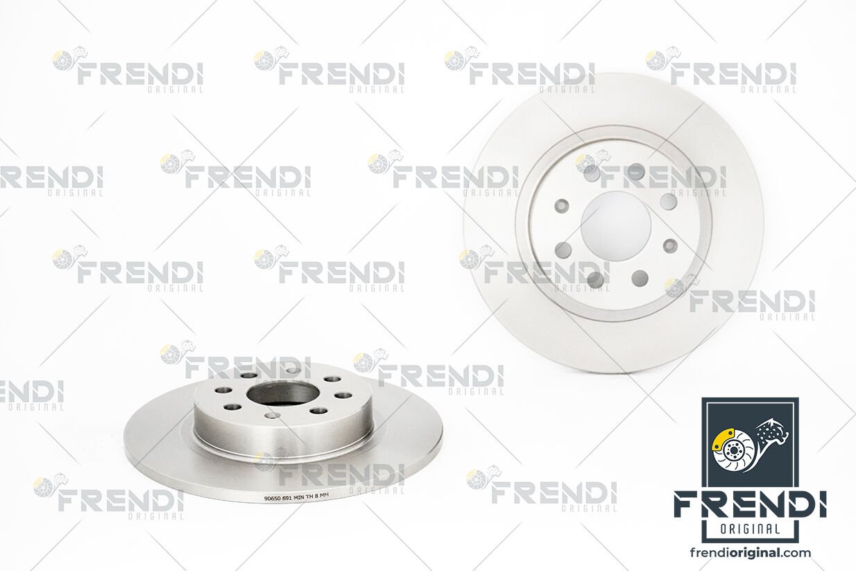 Arka Deliksiz Fren Diski Fiat Punto 2009> / Grande Punto 2005> / Punto Evo 2008>