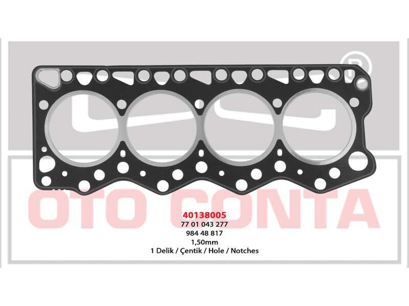 Silindir Kapak Conta Ducato 2.5TD TDI 1.50MM 95.3MM