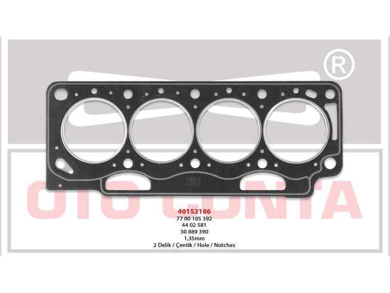 Silindir Kapak Conta Laguna Megane Scenic F9Q 2 Delik 1.35