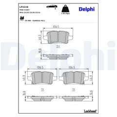 Fren Balatasi Arka Astra K 2015 -