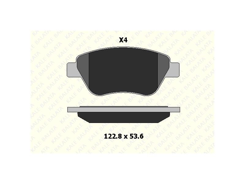 Fren Balatasi Ön Albea - Palio - Stilo - Siena Doblo 1.3 1.9 Idea Corsa 1.3 07 => Fissiz