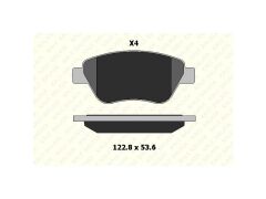 Fren Balatasi Ön Albea - Palio - Stilo - Siena Doblo 1.3 1.9 Idea Corsa 1.3 07 => Fissiz